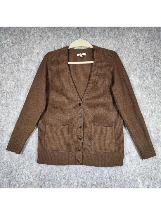 Madewell Sweaters - Madewell Olive Brown Wool \University Cardigan - Medium